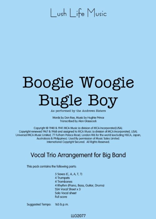 BOOGIE WOOGIE BUGLE BOY (Andrews Sisters)